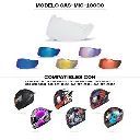 MICA PARA CASCO DORADA