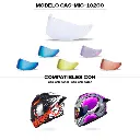 MICA PARA CASCO AZUL