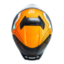 CASCO DEPORTIVO ABATIBLE NEGRO CON NARANJA