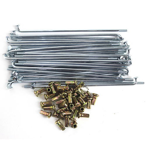 RAYO CON NIPLE TRASERO 9GX170 SET VENTO XPRESS 150 / HONDA CG 125 (87-94) MODELO ANTIGUO