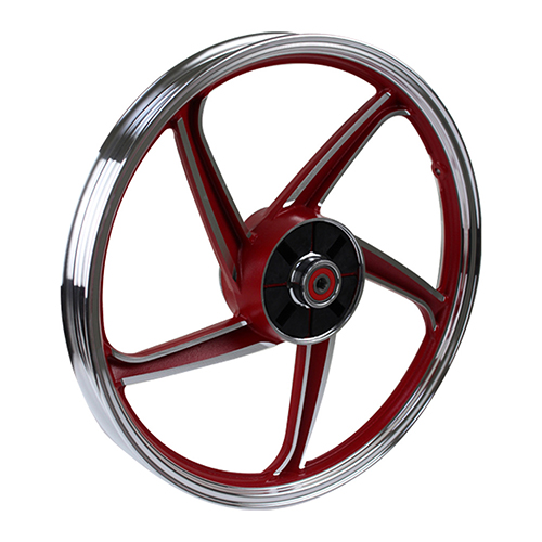 RIN TRASERO ALUMINIO ROJO ITALIKA AT 110 (05-16) 17"