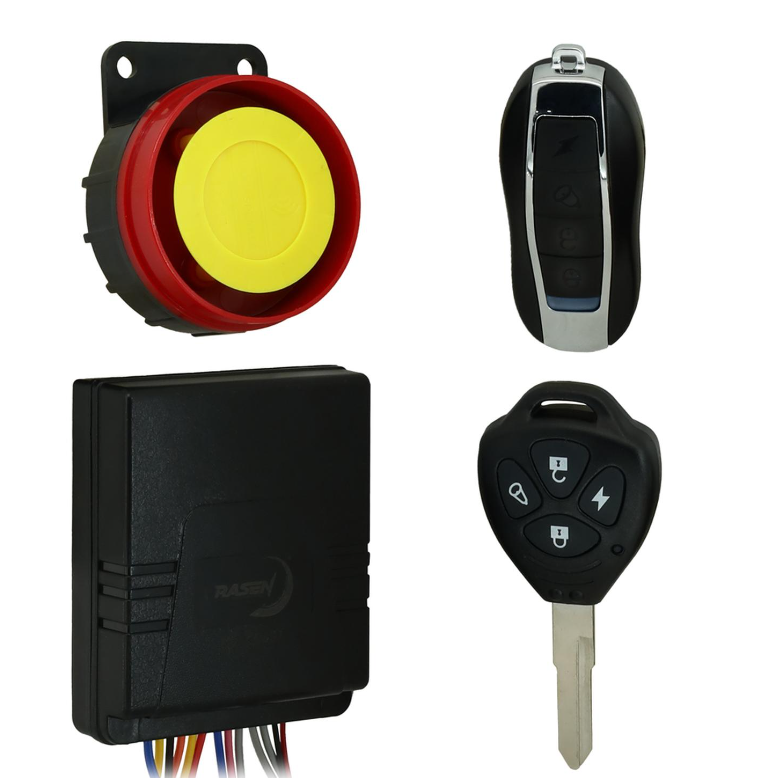 ALARMA ANTIROBO CON ENCENDIDO Y CORTA CORRIENTE A DISTANCIA Y SENSOR DE MOVIMIENTO