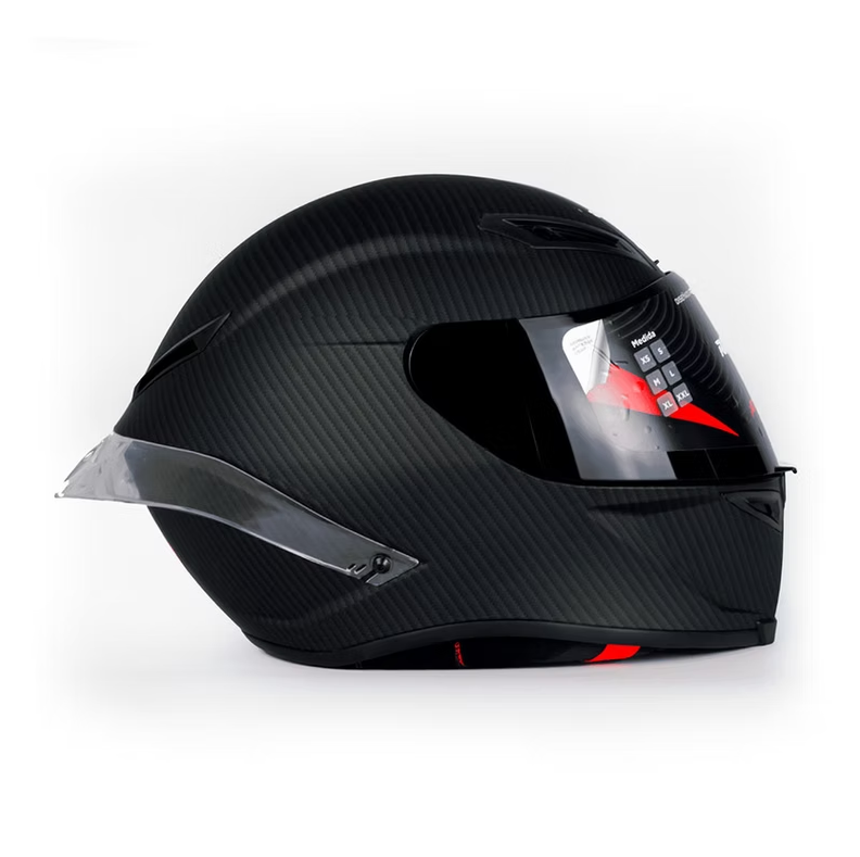 CASCO CERRADO FIBRA DE CARBONO