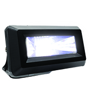 FARO RECTANGULAR 6 LED 1 CELDA LUZ BLANCA CON LUZ ALTA, BAJA Y ESTROBO
