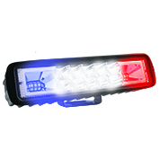BARRA 10 LED BLANCA 2 CELDAS CON ESTROBO