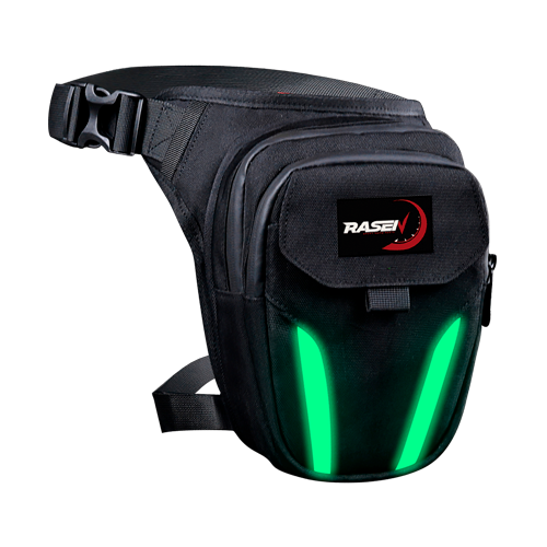 BOLSA PIERNERA NEGRO CON LUZ