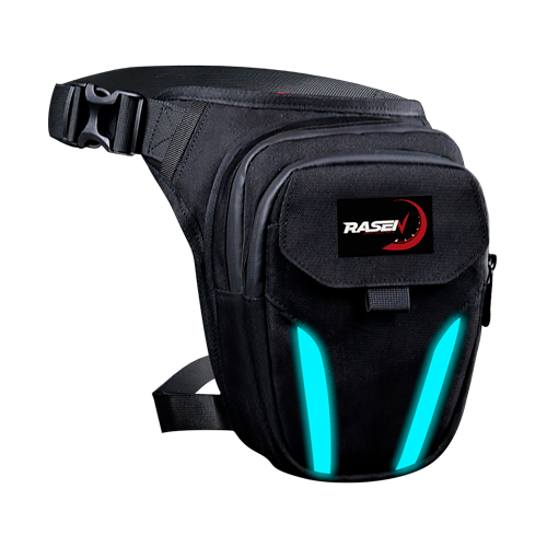 BOLSA PIERNERA NEGRO CON LUZ