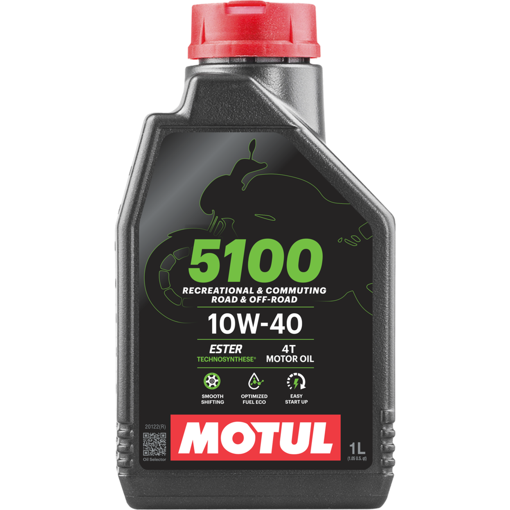 ACEITE PARA MOTOR A GASOLINA 4 TIEMPOS MOTUL 5100 10W40 1L TECHNOSYNTHESE
