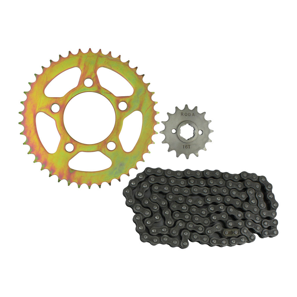 KIT DE SPROCKET ENGRANE 42X16 CADENA 428HX120L SET VENTO ROCKETMAN 250