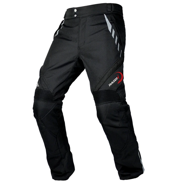  PANTALON DEPORTIVO	 NEGRO CON PROTECCIONES Y REFLEJANTE	 (XXXL)			 