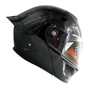CASCO DEPORTIVO ABATIBLE NEGRO CON GRIS (XXL)