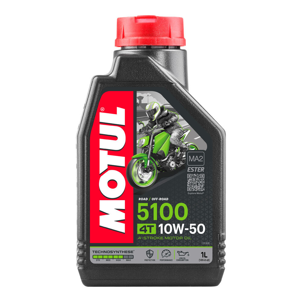 ACEITE PARA MOTOR A GASOLINA 4 TIEMPOS MOTUL 5100 10W50 1L TECHNOSYNTHESE