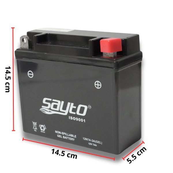 BATERIA 12N7A-3A (GEL) SAYTO