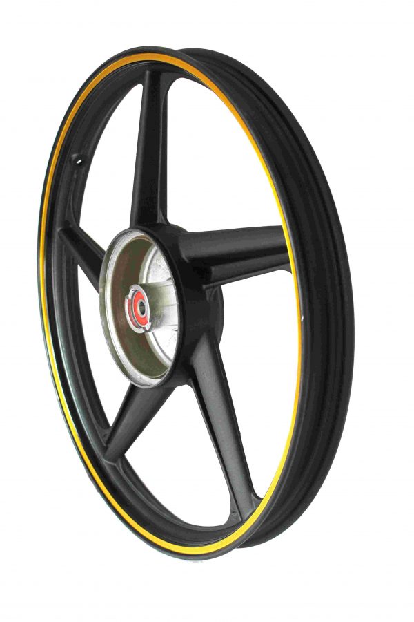 Rin delantero negro/amarillo FT-150S/FT-150TS
