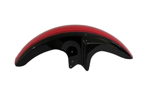 Salpicadera delantera negro/rojo DT150 CLASICA