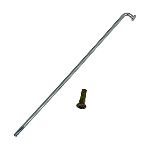 [43-5524-001] RAYO CON NIPLE TRASERO 160MM SET ITALIKA AT 110 (05-16)