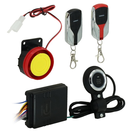 [RS-GRL-12036] ALARMA ANTIROBO CON SENSOR DE MOVIMIENTO, ENCENDIDO Y CORTA CORRIENTE A DISTANCIA