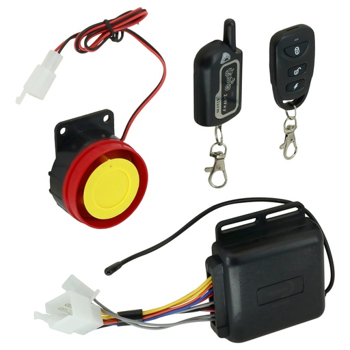 [RS-GRL-12037] ALARMA ANTIROBO CON SENSOR DE PRESENCIA Y DE MOVIMIENTO CON ENCENDIDO Y CORTA CORRIENTE A DISTANCIA