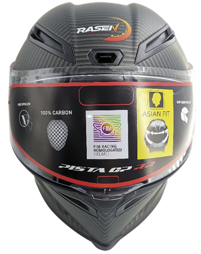 [CAS-CER-10202L] CASCO CERRADO FIBRA DE CARBONO