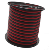 [RS-GRL-12001R-BK] CABLE DOBLE COLOR NEGRO-ROJO PARA INSTALACION ELECTRICA UNIVERSAL ROLLO/15MTS 