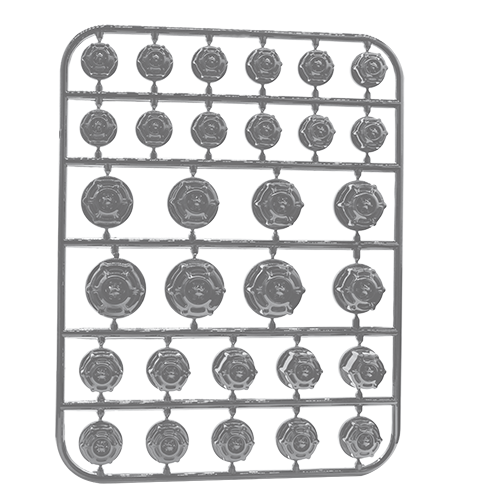 [RS-GRL-12005S] TAPON TORNILLO DE PLASTICO DECORATIVO TIPO CUPULA