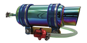 [RS-GRL-12008CP] ENFRIADOR DE ACEITE DE MOTOR EN ALUMINIO TORNASOL CON CONEXIONES UNIVERSAL