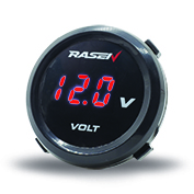 [RS-GRL-12020R] CARGADOR CON VOLTIMETRO REDONDO COLOR ROJO