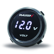 [RS-GRL-12020W] CARGADOR CON VOLTIMETRO REDONDO BLANCO