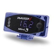 [RS-GRL-12025BU] VOLTIMETRO RECTANGULAR CON MEDIDOR DE TEMP Y TIEMPO CON SUJECION AL ESPEJO