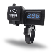 [RS-GRL-12030BU] VOLTIMETRO Y DOBLE ENTRADA USB