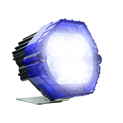 [RS-LED-13020BU-RGB] FARO AUXILIAR REDONDO LED BLANCO, CONTORNO RGB