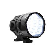 [RS-LED-13023W] FARO AUXILIAR 6 LED TIPO REDONDO LUZ BLANCA CON LUZ ALTA, BAJA Y ESTROBO