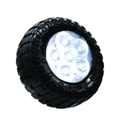 [RS-LED-13028W] FARO LED BLANCO TIPO RUEDA CON LUZ ALTA, BAJA Y ESTROBO