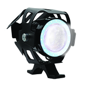 [RS-LED-13053W-BU] FARO LED MINI CON LUPA OJO DE ANGEL CON LUZ ALTA,BAJA Y ESTROBO