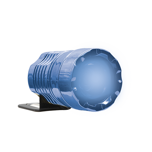 [RS-LED-13069BU] FARO 1 LED TIPO BARRIL DELANTERO O TRASERO ESTROBO