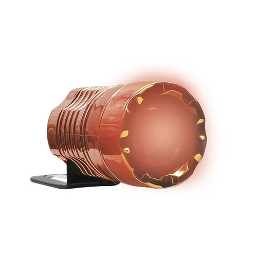 [RS-LED-13069R] FARO 1 LED TIPO BARRIL DELANTERO O TRASERO ESTROBO