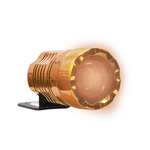 [RS-LED-13069O] FARO 1 LED TIPO BARRIL DELANTERO O TRASERO ESTROBO