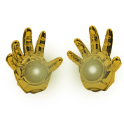 [RS-LED-13072Y] FARO LED DECORATIVO EN FORMA DE MANO CON ESTROBO