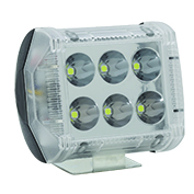 [RS-LED-13084W-BU-R] FARO AUXILIAR LED CON ESTROBO 6 LED CON LUZ DE CONTORNO LATERAL