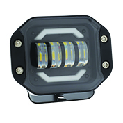 [RS-LED-13089W-W-Y] FARO AUXILIAR LED CON ESTROBO 4 LED CON OJO DE ANGEL CON LUZ DE CONTORNO