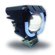 [RS-LED-13094Y-W-BU] FARO AUXILIAR CUADRADO CON LUPA