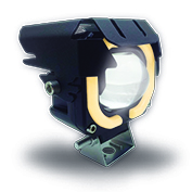 [RS-LED-13094Y-W-Y] FARO AUXILIAR CUADRADO CON LUPA