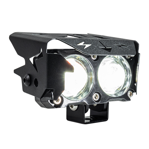 [RS-LED-13122Y-W] FARO AUXILIAR LED RECTANGULAR 2 OJOS LUZ AMARILLO-BLANCO