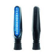 [RS-DIR-0015Y-BU] DIRECCIONAL LED DUO SECUENCIAL TIPO PLUMA UNIVERSAL