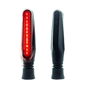 [RS-DIR-0015Y-R] DIRECCIONAL LED DUO SECUENCIAL TIPO PLUMA UNIVERSAL