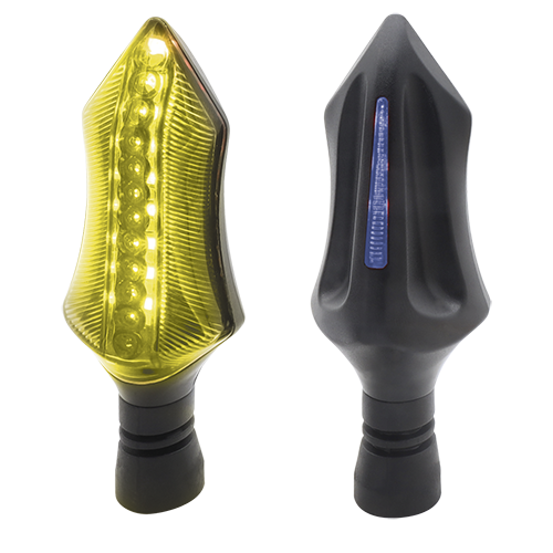 [RS-DIR-0049Y-BU] DIRECCIONAL LED SECUENCIAL TIPO DEPORTIVA UNIVERSAL