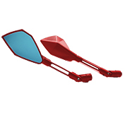 [RS-ESP-7001R] ESPEJO DEPORTIVO CON VIDRIO AZUL TIPO PENTAGONAL UNIVERSAL