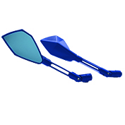[RS-ESP-7001BU] ESPEJO DEPORTIVO CON VIDRIO AZUL TIPO PENTAGONAL UNIVERSAL