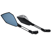 [RS-ESP-7001BK] ESPEJO DEPORTIVO CON VIDRIO AZUL TIPO PENTAGONAL UNIVERSAL