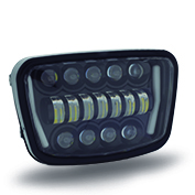 [RS-FARO-16001W-Y] FARO PRINCIPAL CUADRADO LED CON LUZ BLANCA Y LATERALES AMARILLO
